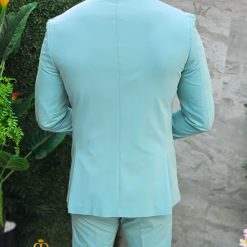 Costum de barbati verde menta: Sacou si Pantalon - C4659-Costume