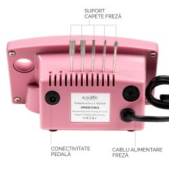 Freza unghii profesionala XPRESS FORCE LUXORISE 30000 RPM Roz 5