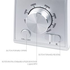 Freza unghii profesionala brushless Titanium TURBO LUXORISE 35.000 RPM 6