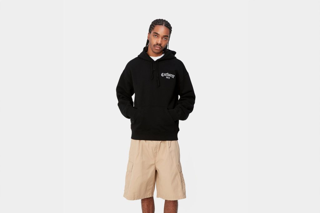 Hooded Onyx Script Sweatshirt-Barbati