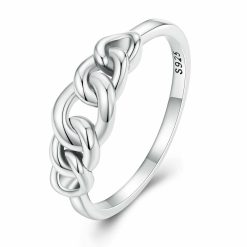 Inel din argint Simple Chain-Inele >> Inele din argint