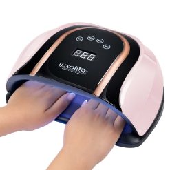 Lampa UV LED pentru doua maini 140W INFINITY PRO LUXORISE Pink 2