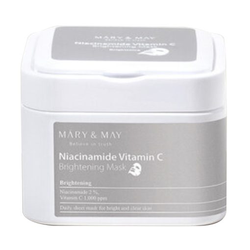 Masca tip servetel iluminatoare Niacinamide Mary&May 30 bucati-Skincare-Masti de fata