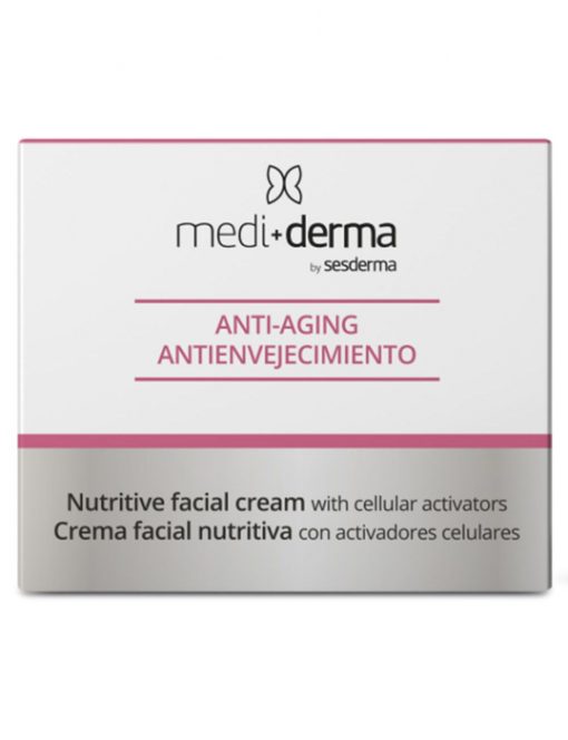 Mediderma Crema Faciala Nutritiva Antiimbatranire 50 ml-Branduri-MEDIDERMA