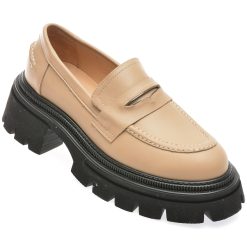 Mocasini casual BASCONI bej