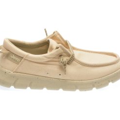 Mocasini casual JEEP bej