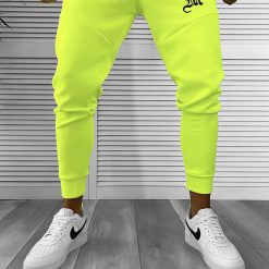 Pantaloni de trening neon silon conici 12375 P19-4.1-Pantaloni > Pantaloni de trening