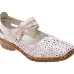 Pantofi casual RIEKER albi