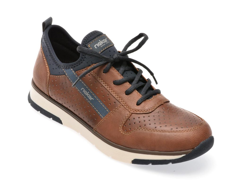 Pantofi casual RIEKER maro