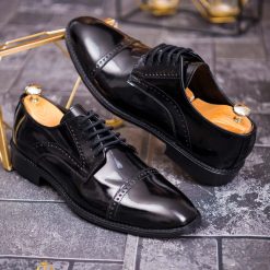 din piele naturala - P1818-Pantofi