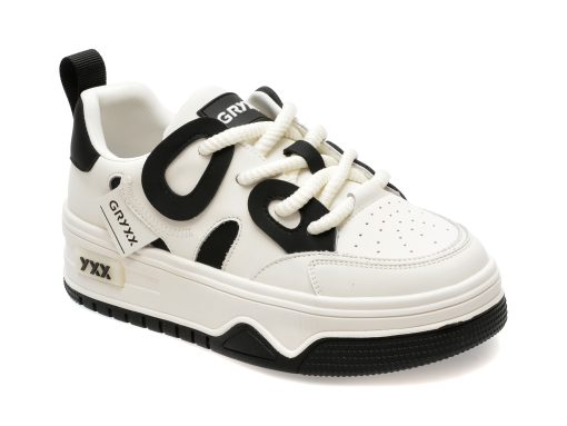Pantofi sport GRYXX alb-negru