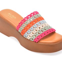 Papuci casual ALDO multicolor