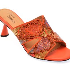 Papuci casual FLAVIA PASSINI portocalii