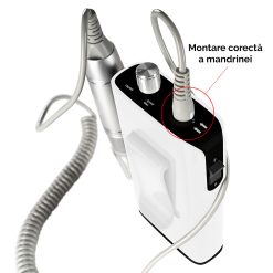 Pila Electrica Portabila REVOLUTION ULTRA LUXORISE 30.000 RPM White 4