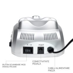 Pila Electrica Profesionala PowerPRO Ultra LUXORISE 30.000 RPM Silver 3