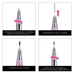 Pila electrica profesionala PowerPRO Elite LUXORISE 30.000 RPM Pink 3