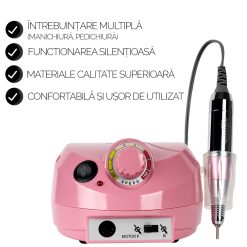 Pila electrica profesionala PowerPRO Elite LUXORISE 30.000 RPM Pink 4