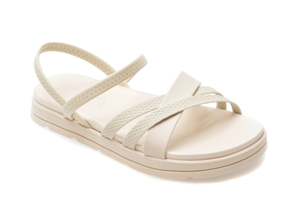 Sandale casual MOLECA albe