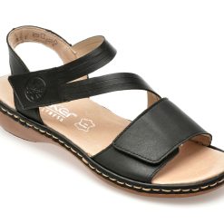 Sandale casual RIEKER negre