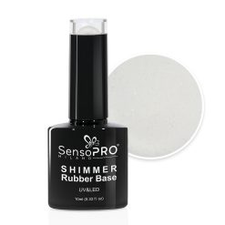 Shimmer Rubber Base SensoPRO Milano - #20 Milky White