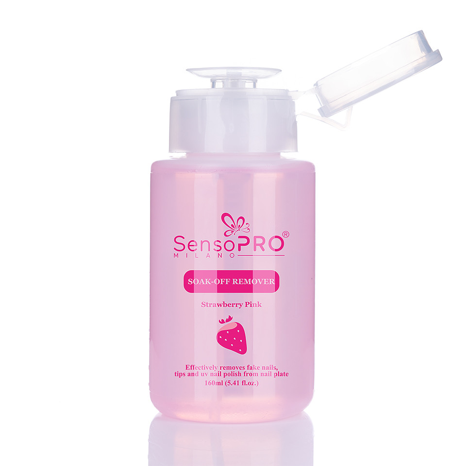 Soak Off Remover SensoPRO Milano Strawberry - Indepartare gel