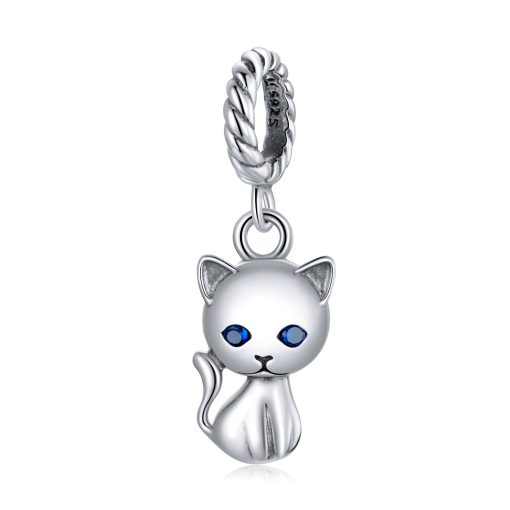 Talisman din argint Cute Kitty-Talismane >> Talismane din Argint (toate)