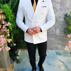 Tinuta 4 piese Sacou Pantalon Camasa Cravata TN075 2