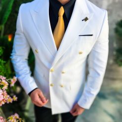 Tinuta 4 piese Sacou Pantalon Camasa Cravata TN075 4