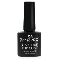 Top Coat Oja Semipermanenta Star Shine SensoPRO Milano 10ml - Gel de Finish-Accesorii Unghii > Primer / Base Coat / Top Coat