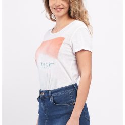 Tricou din amestec de modal cu imprimeu-FEMEI-IMBRACAMINTE/Tricouri si maiouri