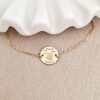 Bratara Pentru tine buni - Argint 925 placat cu Aur Galben 18K si Cristal Swarovski - cu lantisor-Toate >> Argint 925 >> Bratari Argint >> Noutati