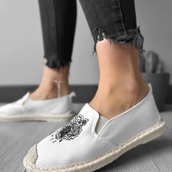 Espadrile dama casual albe H003-Incaltaminte > Incaltaminte dama > Espadrile dama