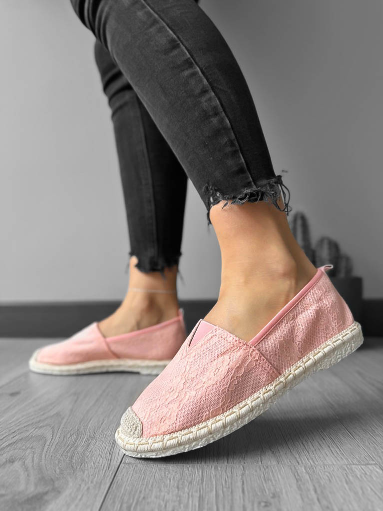 Espadrile dama casual roz A031-Incaltaminte > Incaltaminte dama > Espadrile dama