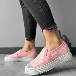 Espadrile dama casual roz Y602-Incaltaminte > Incaltaminte dama > Espadrile dama