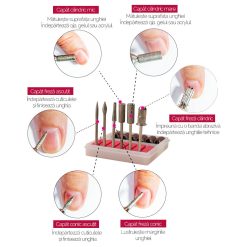 Freza Unghii Profesionala Star Nails SensoPRO Milano 20000 RPM Roz 2