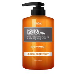 Honey & macadamia body wash - pink grapefruit 500 ml-Ingrijirea pielii-Produse de baie > Produse pentru dus si exfoliere