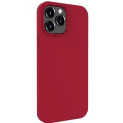 Husa de protectie Liquid Silicon pentru iPhone 13 Pro Max - Dark Red-FEMEI-