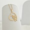 Lantisor Fetita in Leaganul Inimii - Argint 925 placat cu Aur Galben 18K-Toate >> Argint 925 >> Lantisoare Argint >> Noutati