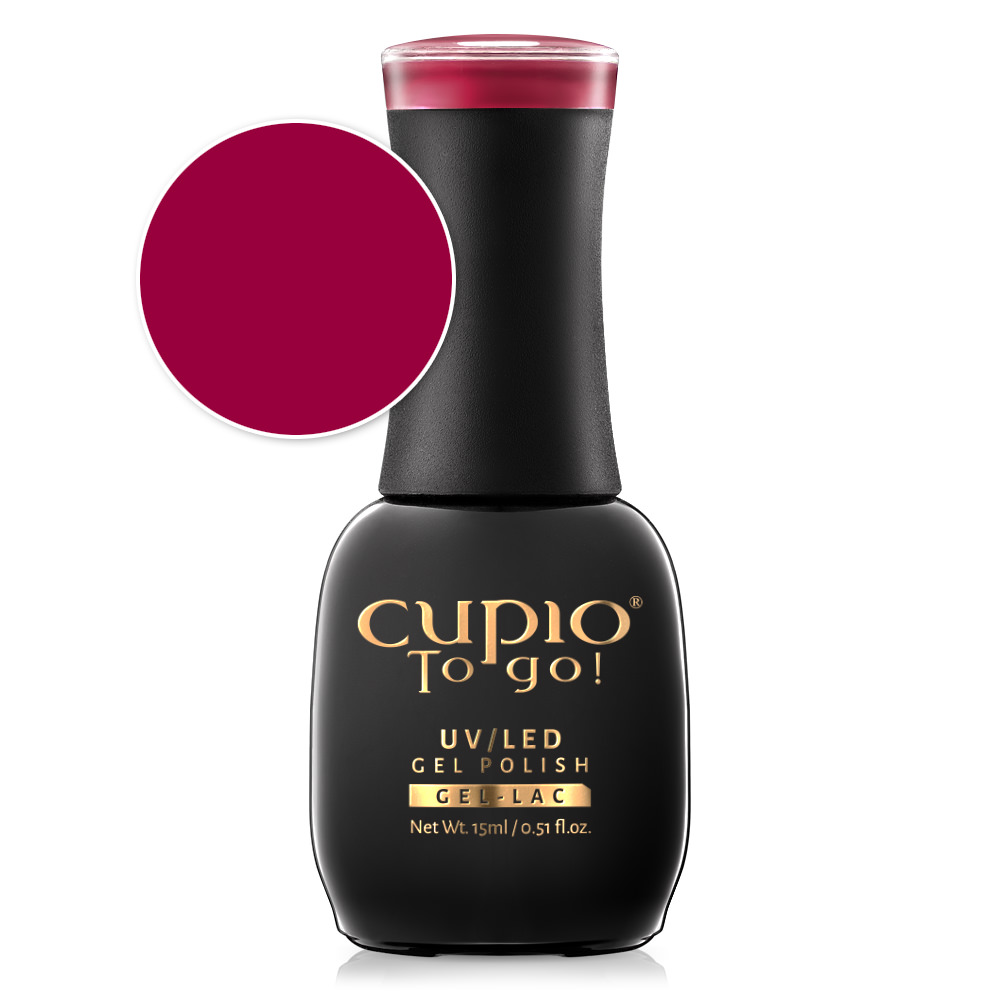 Oja semipermanenta Cupio To Go! Apple Red 15ml-Oje Semipermanente-Culori fara sclipici