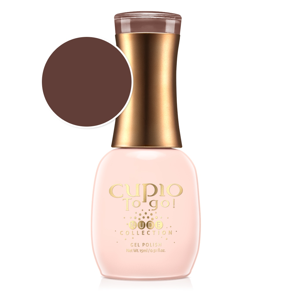 Oja semipermanenta Cupio To Go! Nude Collection - Espresso 15ml-Manichiura-Oje Semipermanente