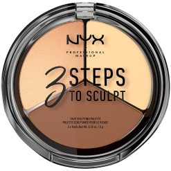 Paleta Iluminare si conturare NYX PM 3 Steps to Sculpt - 15 g-FEMEI-GENTI SI ACCESORII/Produse cosmetice
