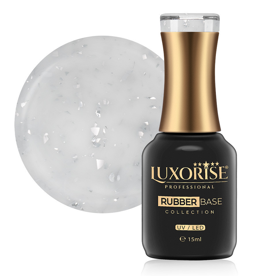 Rubber Base LUXORISE Glamour Collection - Silver Touch 15ml-Rubber Base > Rubber Base LUXORISE 15ml