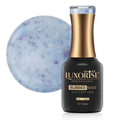 Rubber Base LUXORISE Sparkling Collection - Urban Bluebell 15ml-Rubber Base > Rubber Base LUXORISE 15ml
