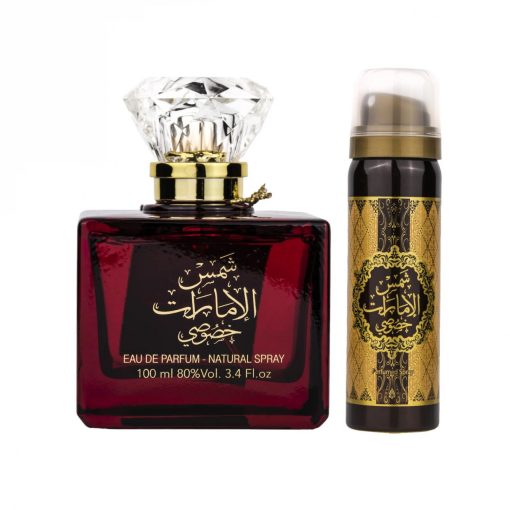 Set Shams Al Emarat Khususi apa de parfum 100 ml si deodorant cadou 50 ml