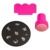 Set Stampila Unghii cu Matrita Express Nail Art SensoPRO Milano-Nail Art > Stampile Unghii