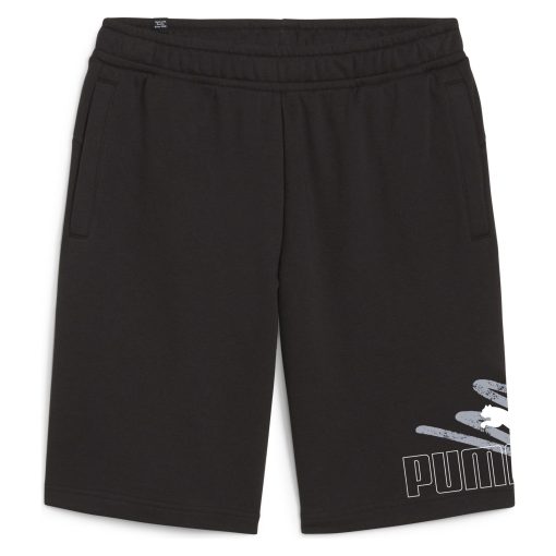 Short PUMA pentru barbati ESS+ LOGO LAB GRAPHIC SHORTS 10 - 67898901-Imbracaminte-Shorturi