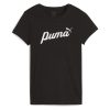 Tricou PUMA pentru femei ESS+ SCRIPT TEE - 67931501-Imbracaminte-Tricouri
