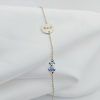 Bratara Chic Baby - Banut personalizat si Ursuleti cu email albastru - Lantisor ajustabil - Aur Galben 9K-Aur >> Aur 9K >> Bratari Aur 9K >> Noutati