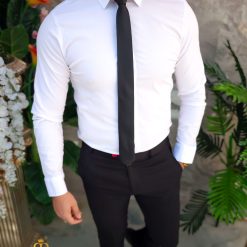 Camasa alba de barbati cu butoni CR153 2