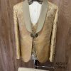 Costum crem ceremonie copii set 4 piese - K5272-17-Costume Copii